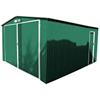 Los mejores  - Guardini s p a GARDIUN KIS12963 - Garaje Metálico Norfolk 16 m² Exterior 420x380x232 cm Verde
